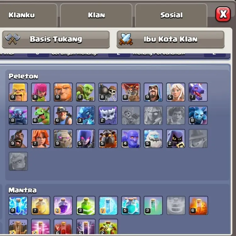 Jual akun coc Clash of Clans panj | VCGamers