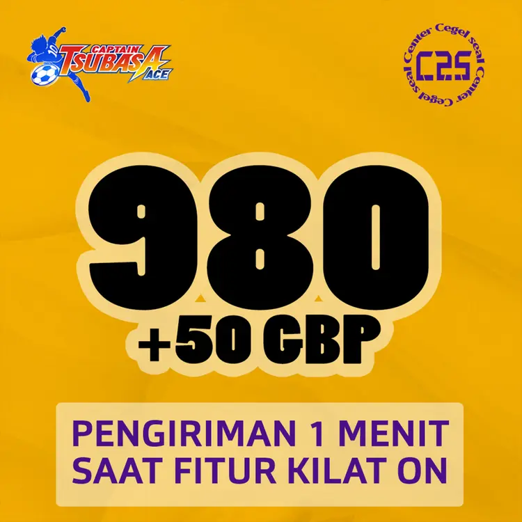 Jual 980 Golden Ball Pack Captain Tsubasa ACE Center Cegel Seal | VCGamers