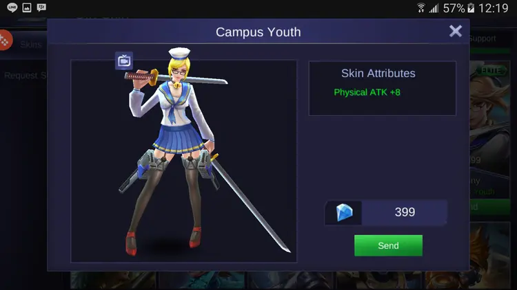 Jual Fanny Campus Youth Mobile Legends KALBAR GAME STORE | VCGamers