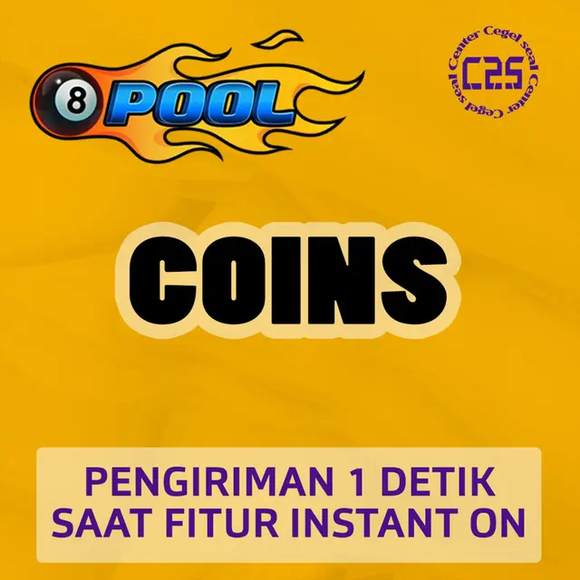 Jual Stack of Coins 8 Ball Pool Center Cegel Seal | VCGamers