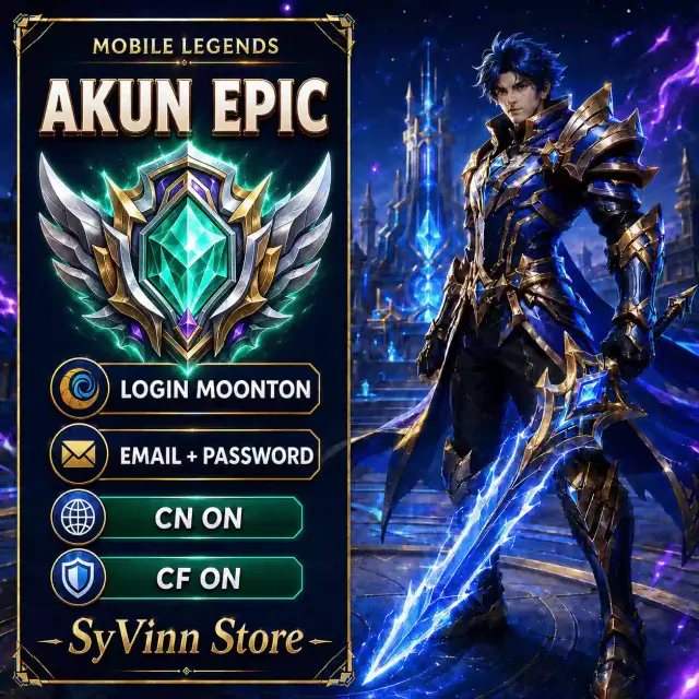 Jual Akun Rank Epic Mobile Legends SyVinn Store | VCGamers