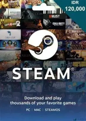 Jual Steam Wallet IDR 126.000 Steam LUQMANSHOP | VCGamers