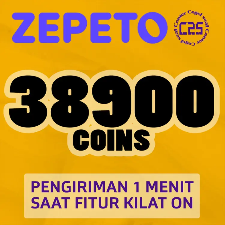 Jual 38900 Coins Zepeto Center Cegel Seal | VCGamers