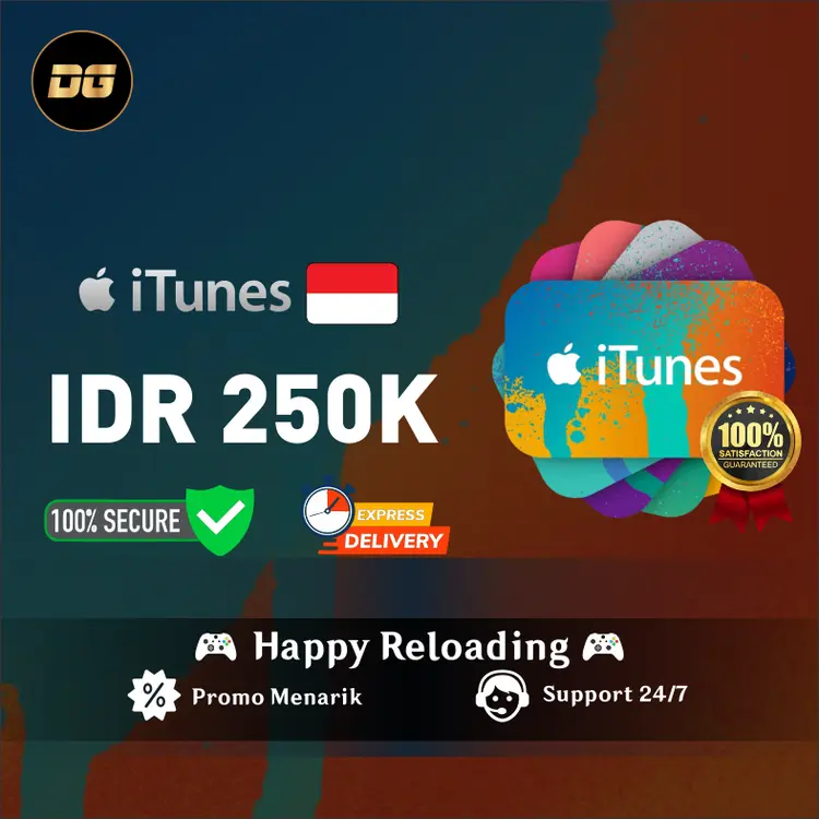 Jual IDR 250.000 iTunes degamingstore | VCGamers